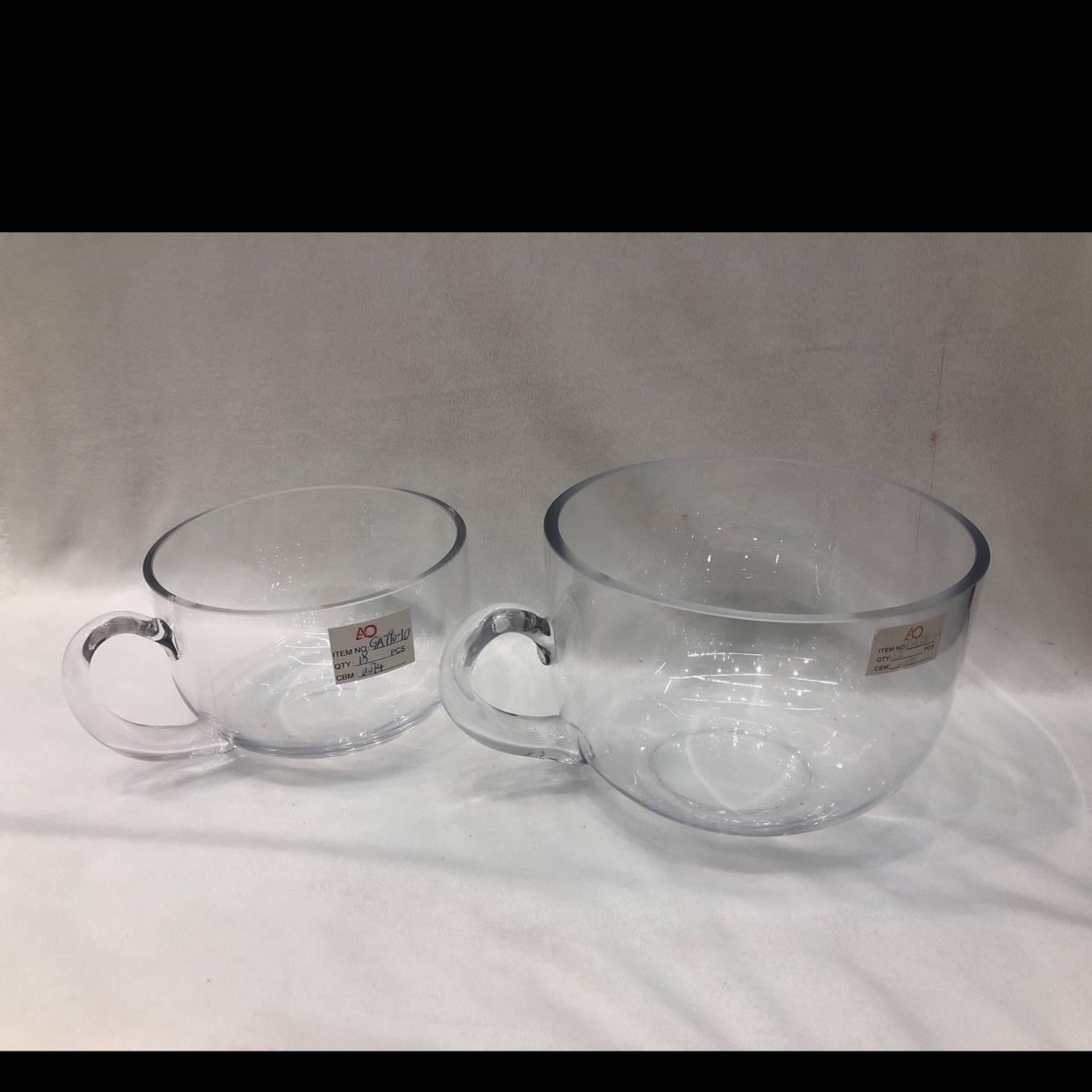 Clear glass vase Living Room Bedroom Dried flowers flowers decorative glass ornaments