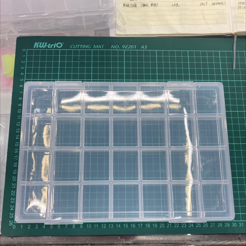 Square storage box PP28 grid big Bo