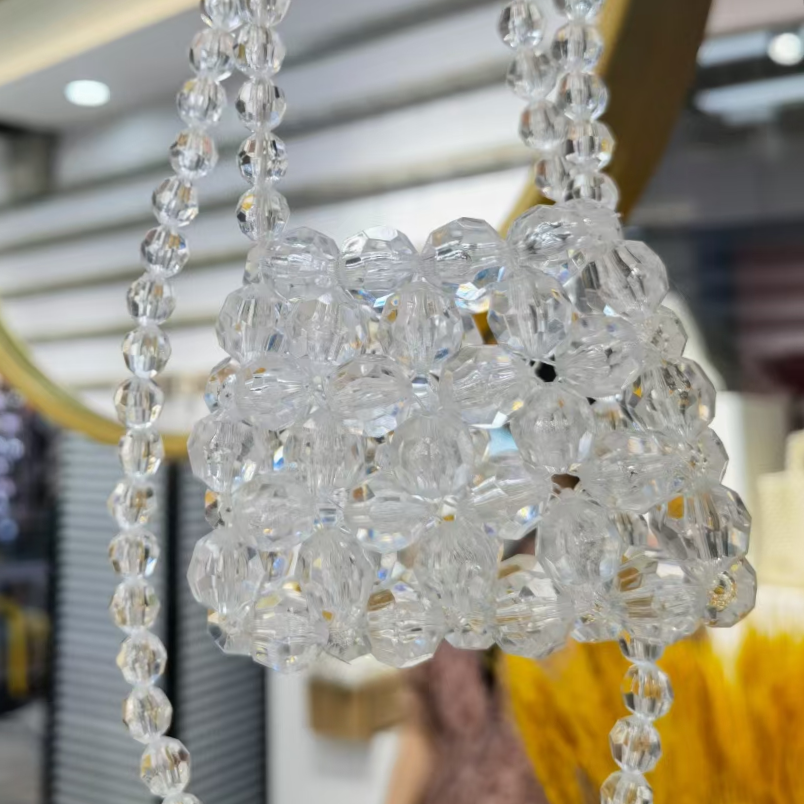 Hongxing's super popular small women's bag Summer Versatile 2021 New Trendy Pearl crossbody Bag Niche Design hand-held small square bag 9