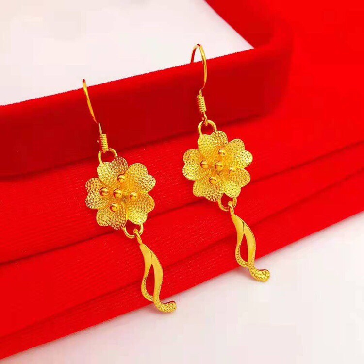 Hibiscus sand earrings,