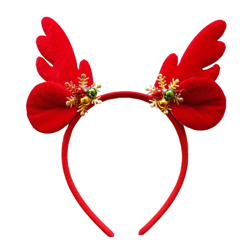 圣诞节发箍发卡成人儿童可爱头箍装饰品发光带灯大鹿角头饰森女系9详情图5