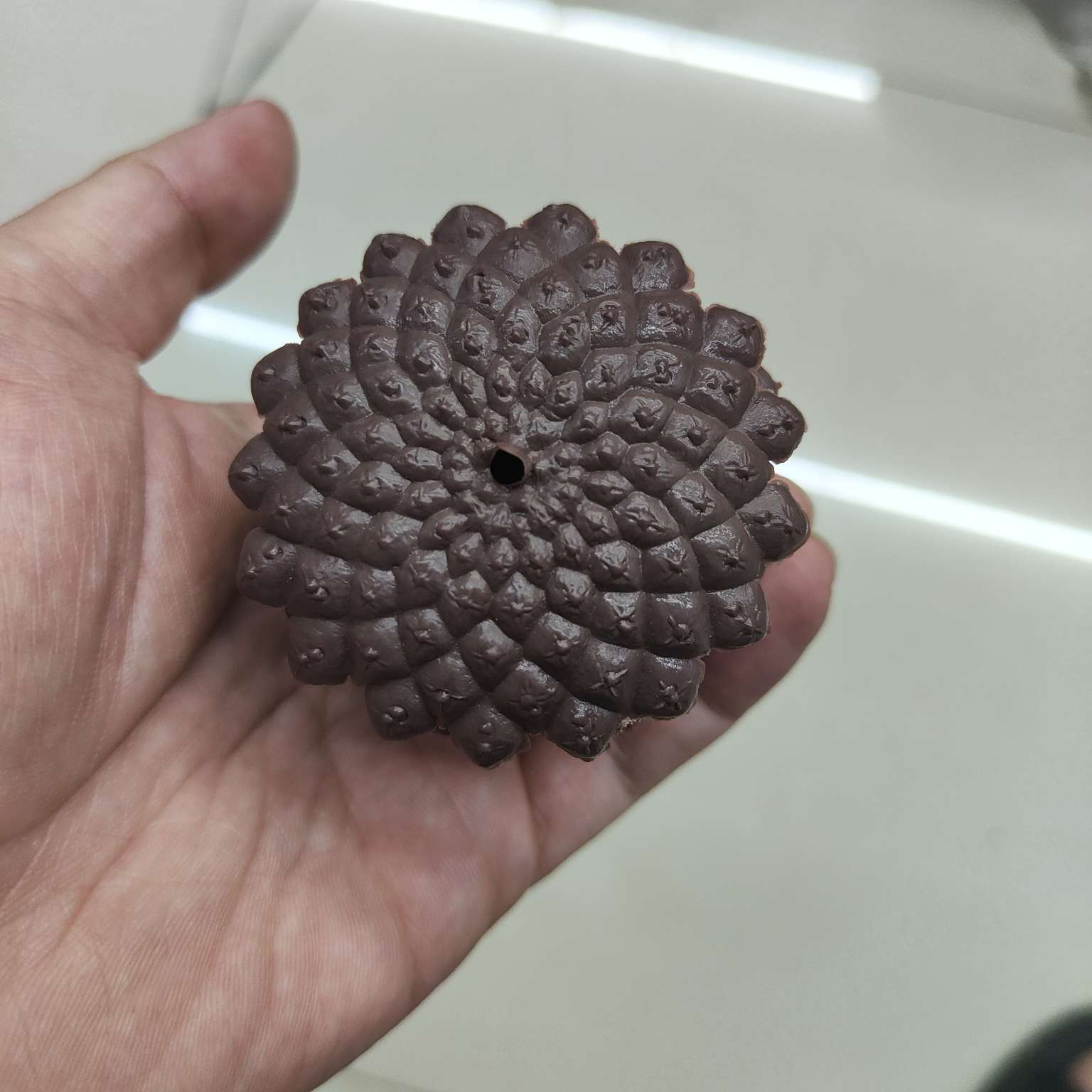 塑料仿真松果假花配件圣诞PE装饰7.5CM详情图10