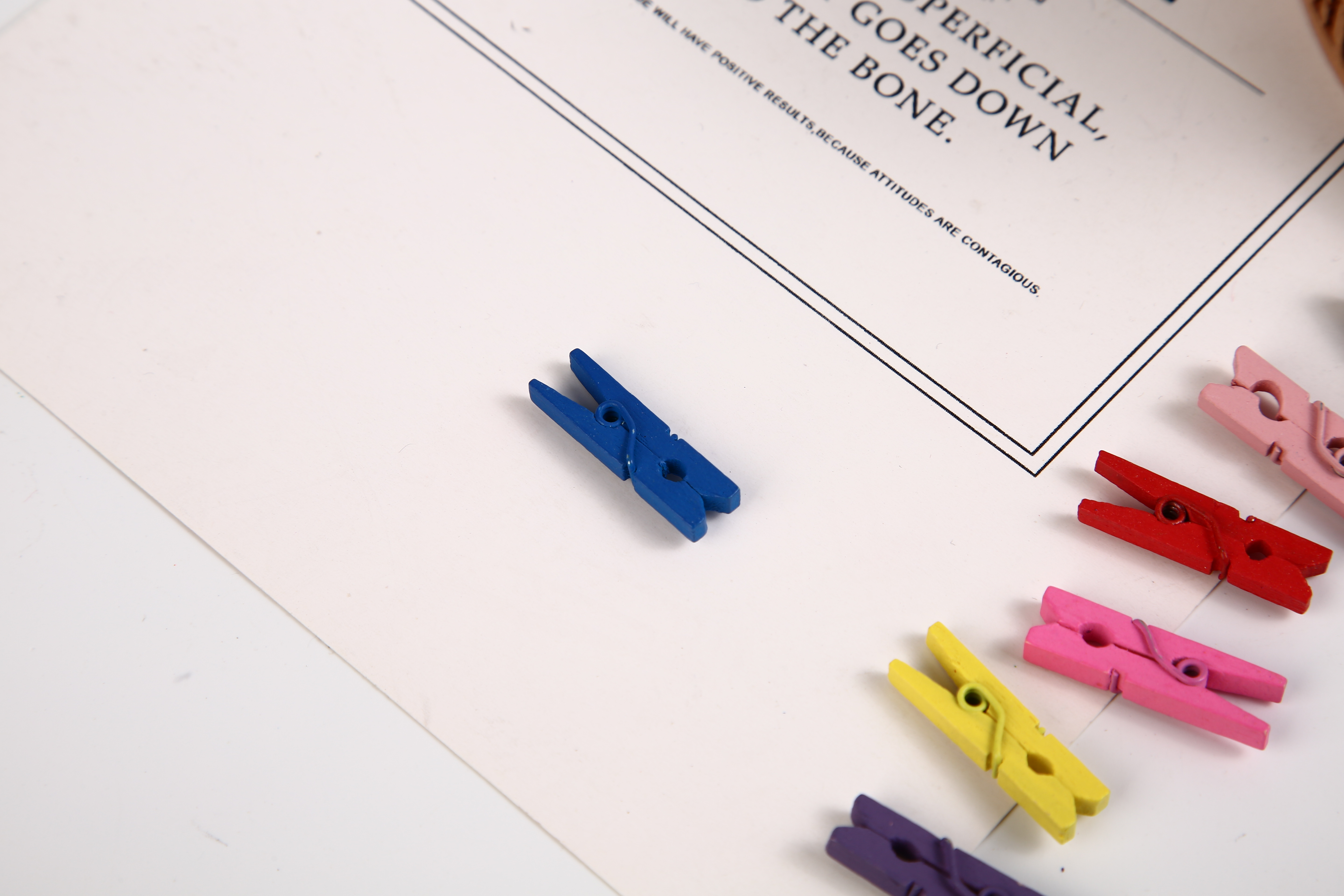 2.5木质小夹子小木夹家居日用照片夹卡通相片夹麻绳套装详情图6