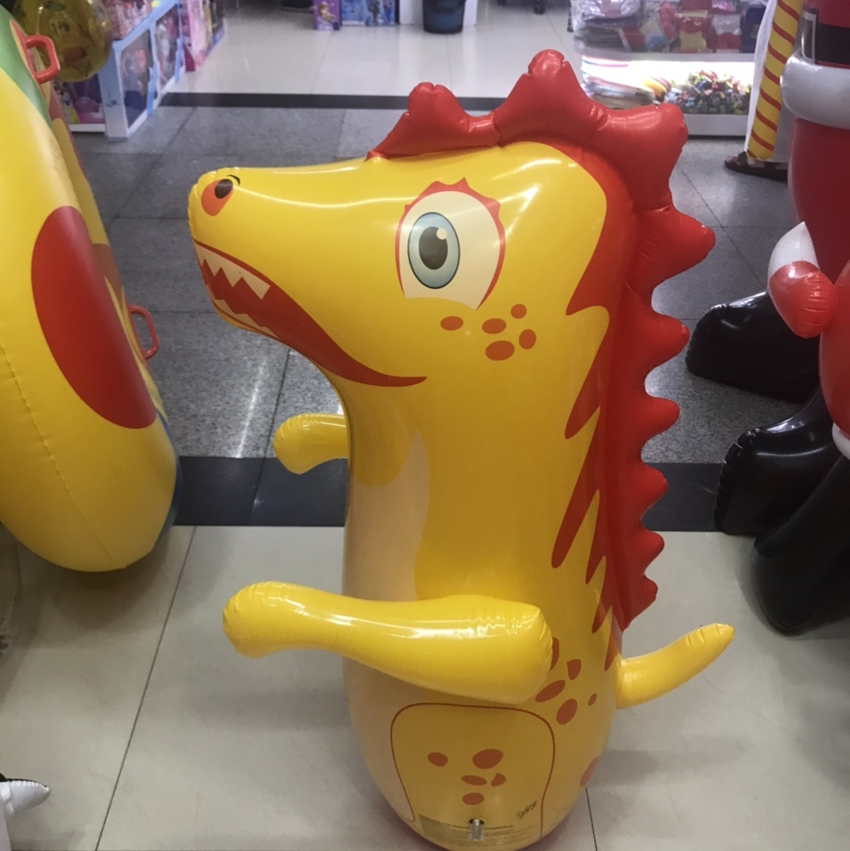 90公分恐龙不倒翁玩具充气玩具批发图
