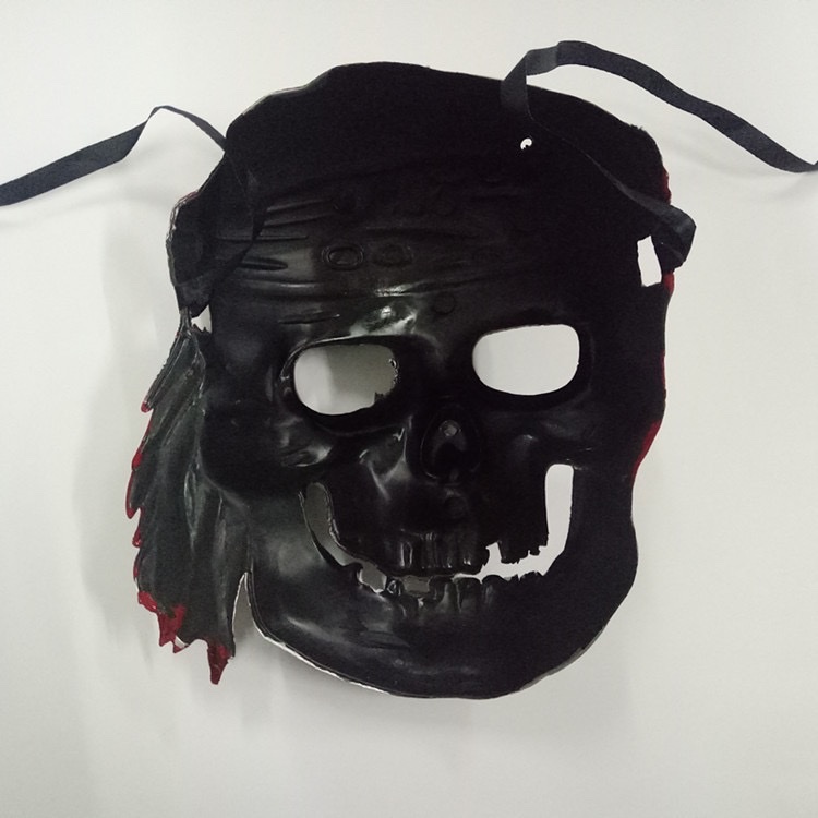 万圣节面具 加勒比海盗 骷髅面具海盗面具万圣节派对搞怪道具玩具 详情图3