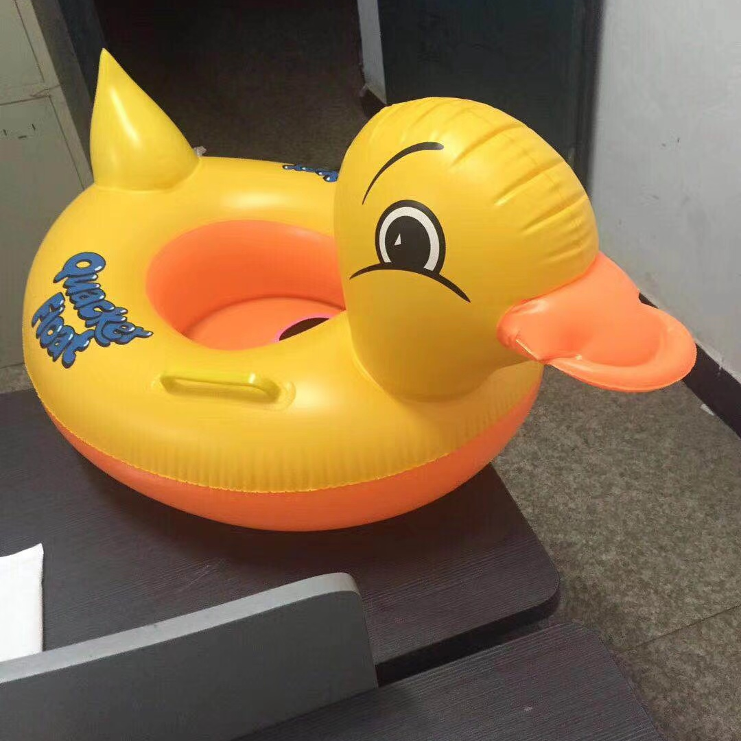 Inflatable yellow duck boat 79
