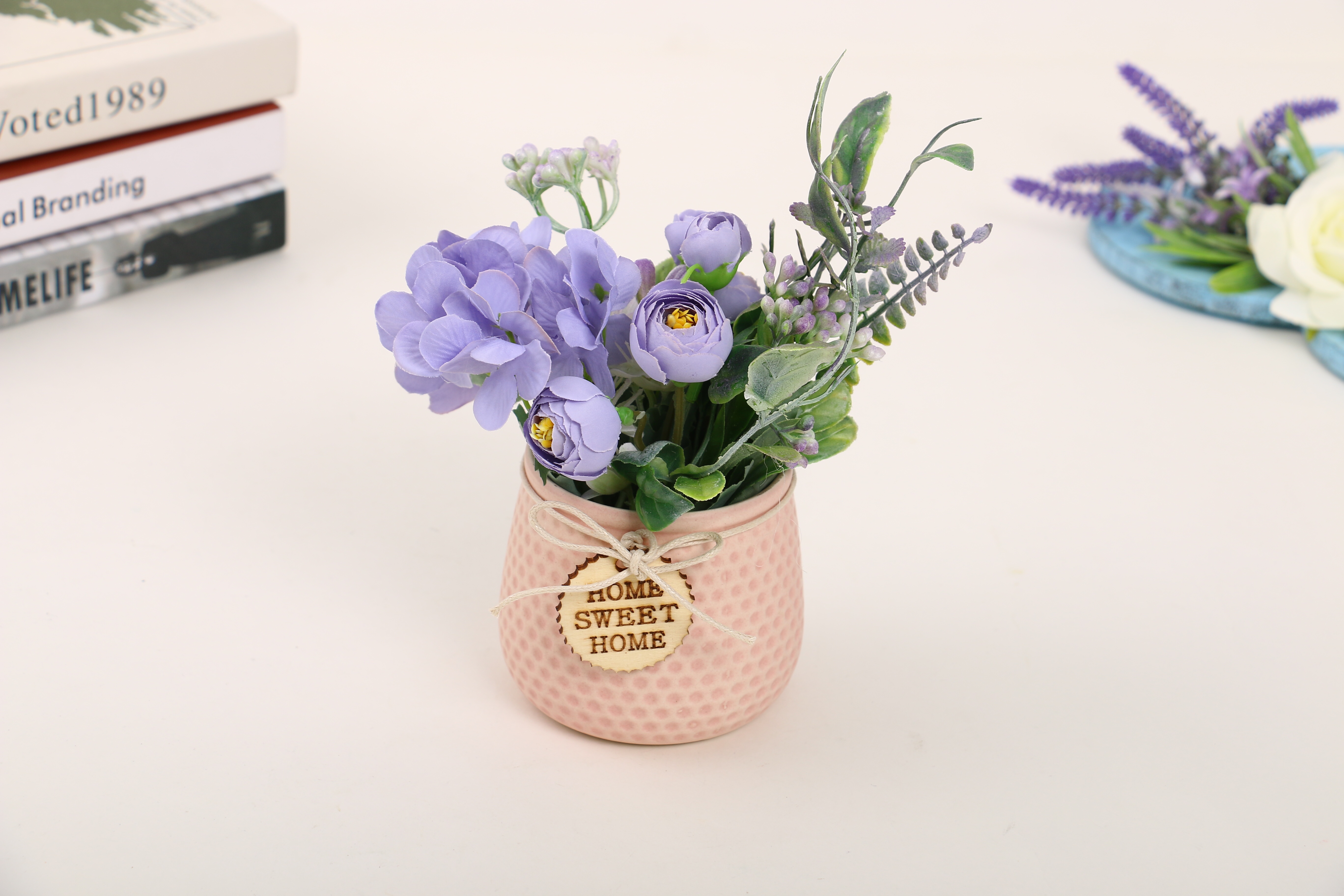 Nueva simulación de cerámica para decoración de flores Application Scenario