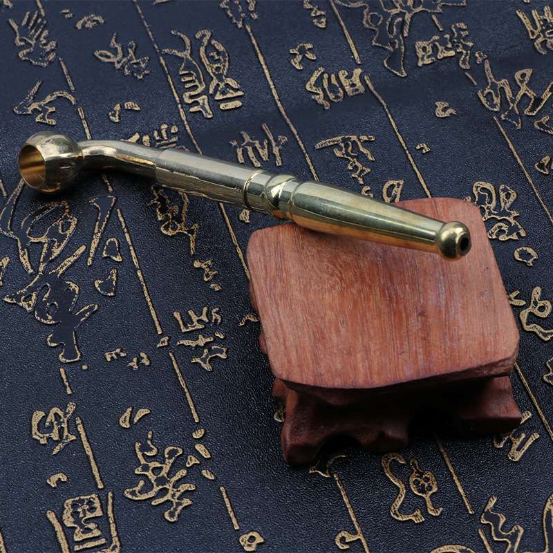 We supply copper metal pipes that can be stretched, old-fashioned pipe stems, tobacco bags, and brass tobacco POTS, which can be used for both purposes detail image 1