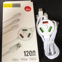 Factory direct spot AX-007 data cable 3-in-1 charging cable fast charge mobile phone universal