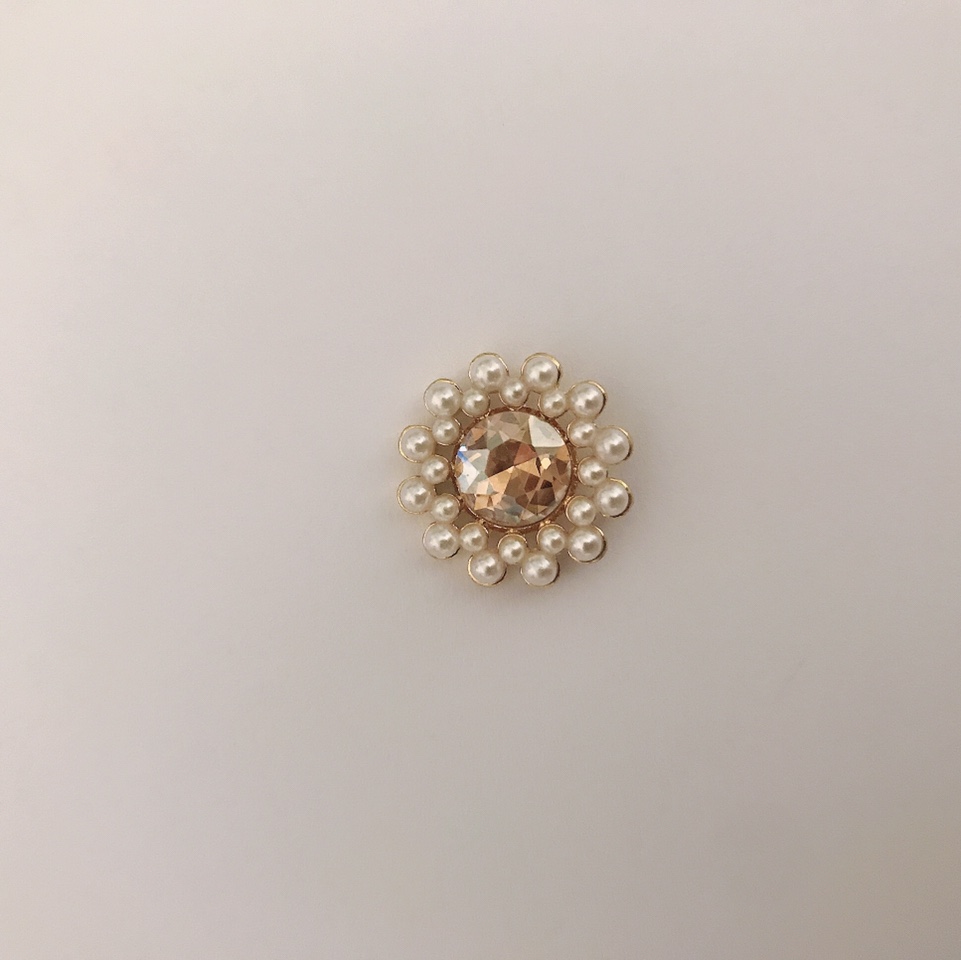 Circular pearl diamond