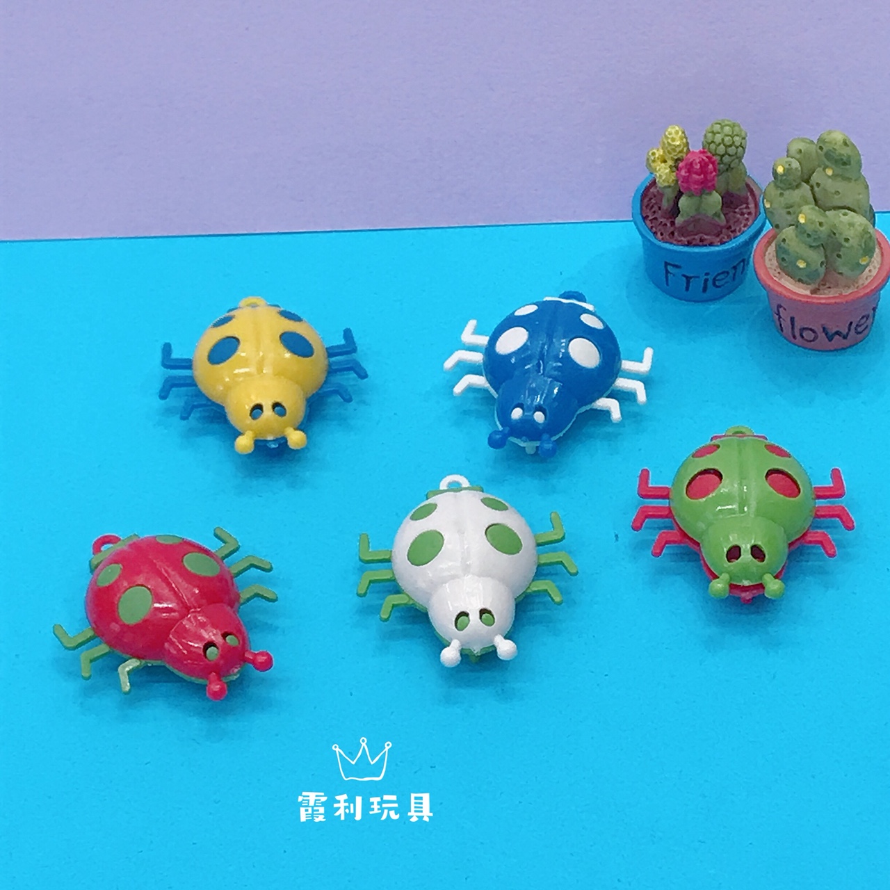 Mini ladybug children's plastic toy gift Gashapon