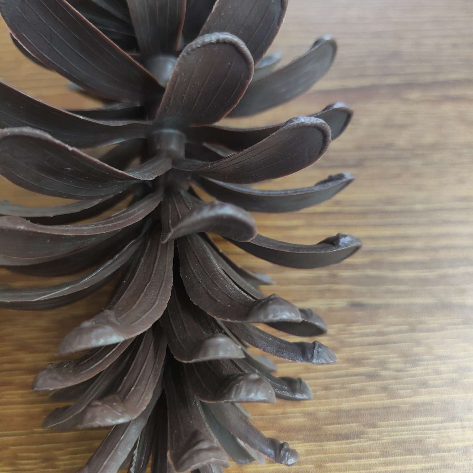 仿真大号塑料松果假花配件PE拍摄道具圣诞装饰摆件详情图14