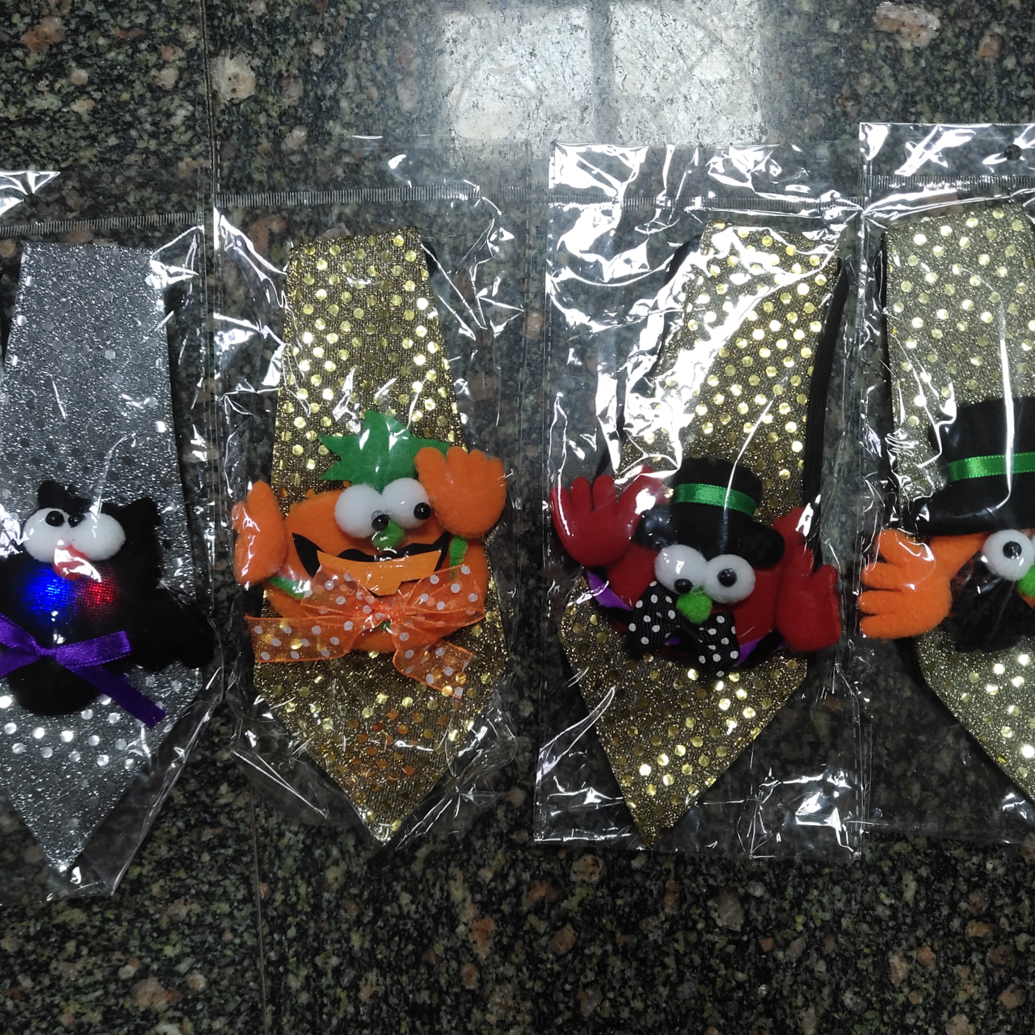 万圣节发光领带图