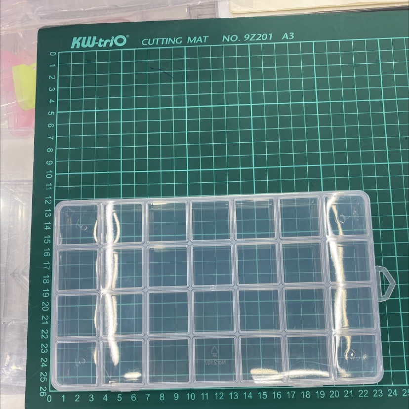 Square storage box PP28 grid small Bo