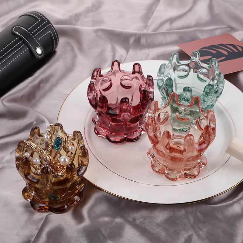 Glass candle holder 00