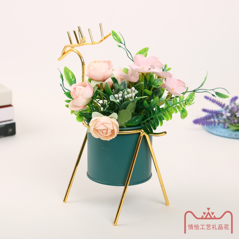 Nuevo staghorn iron frame simulator flower Item Picture