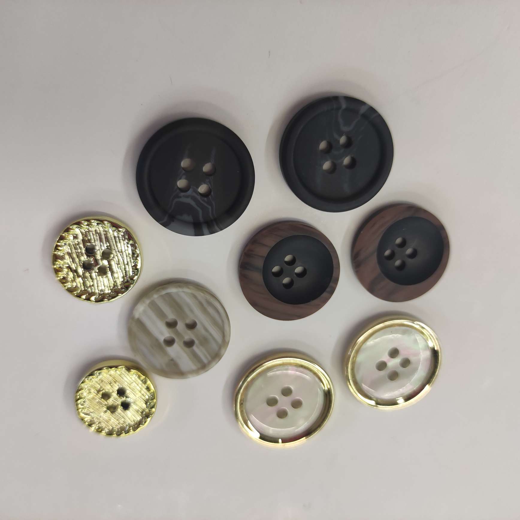 Resin Color Suit Button Big Coat Button Shirt Button Specification drawing