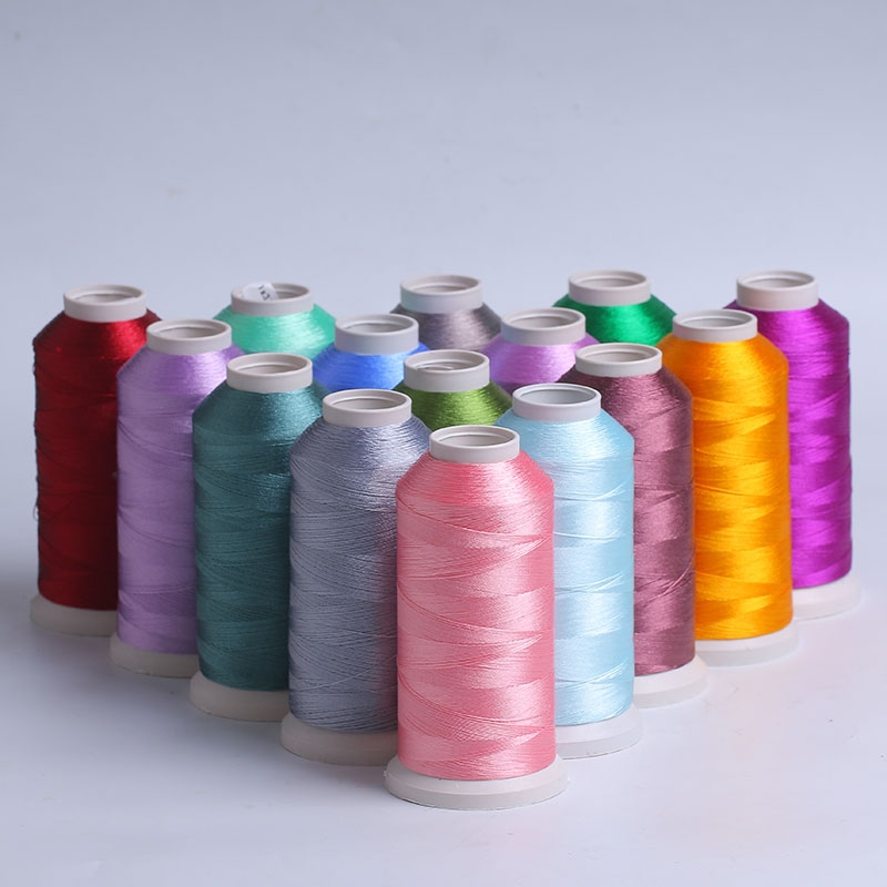 Ice silk embroidery thread tassel thread Computer machine embroidery thread mercerized thread High brightness embroidery thread 37