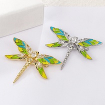 Dripping Dragonfly brooch cartoon popular fashion animal pin shirt suit accessories
