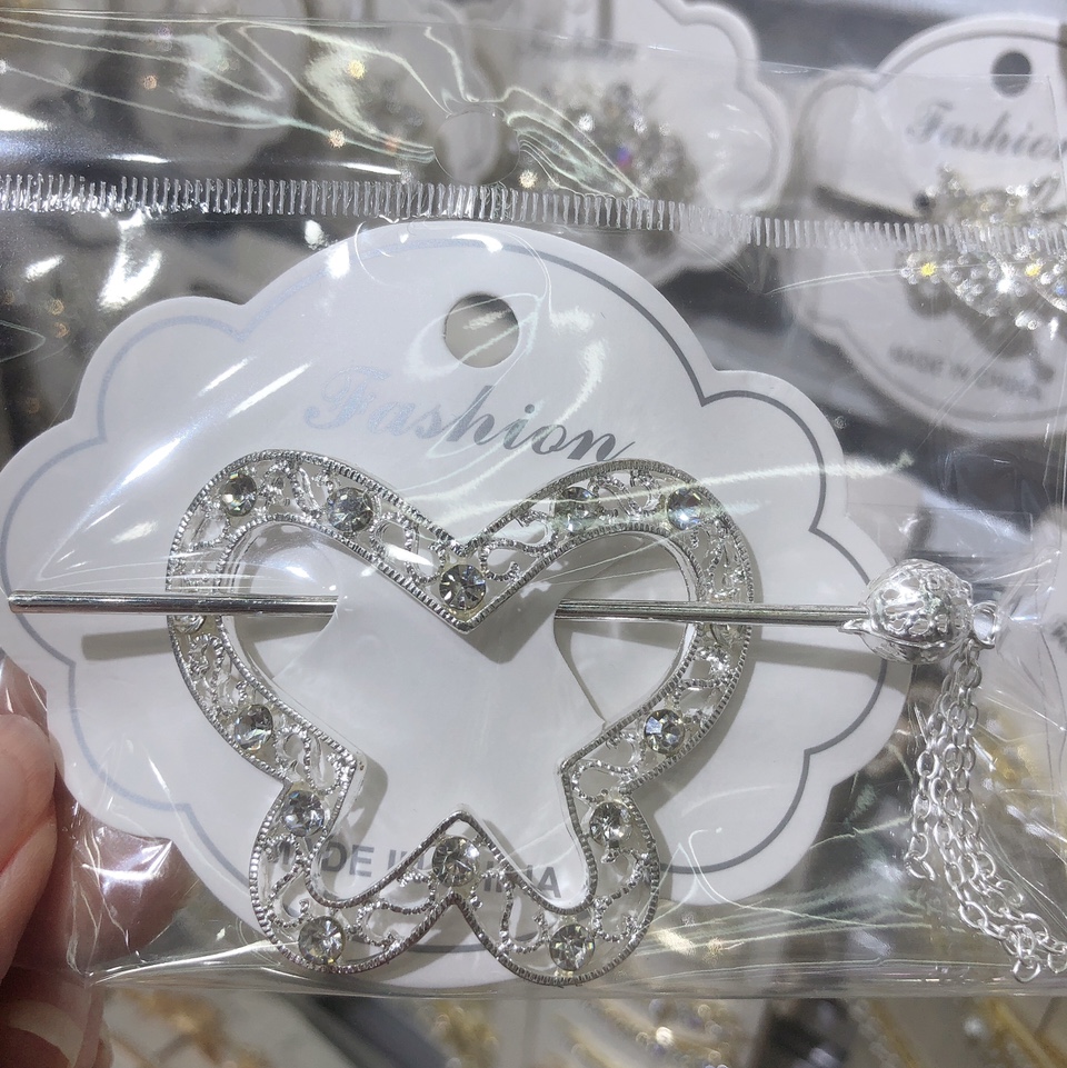 Butterfly alloy hair tray