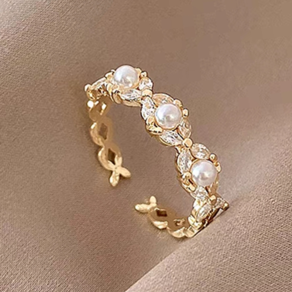 Ring small pearl
