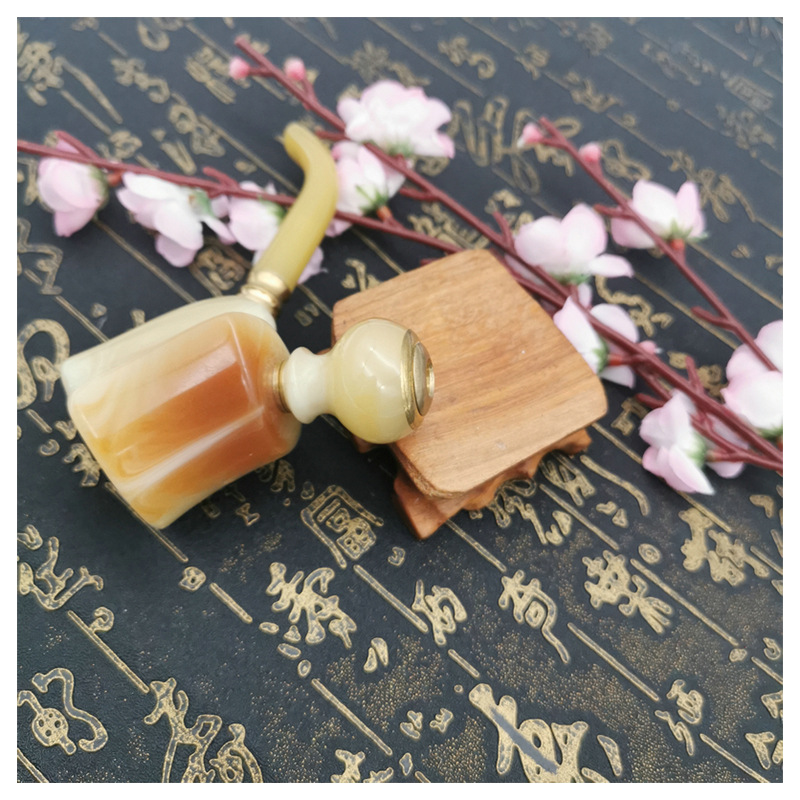 Customized wholesale of imitation horn-shaped pipe, desktop pipe filter, horn-shaped pipe nozzle, and water pipe filter tools detail image 3