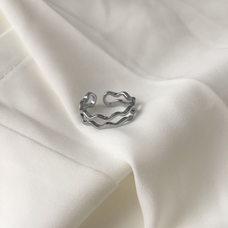 High-grade ring for women ring niche design light luxury cold fashion personality index finger ring for women ring 1