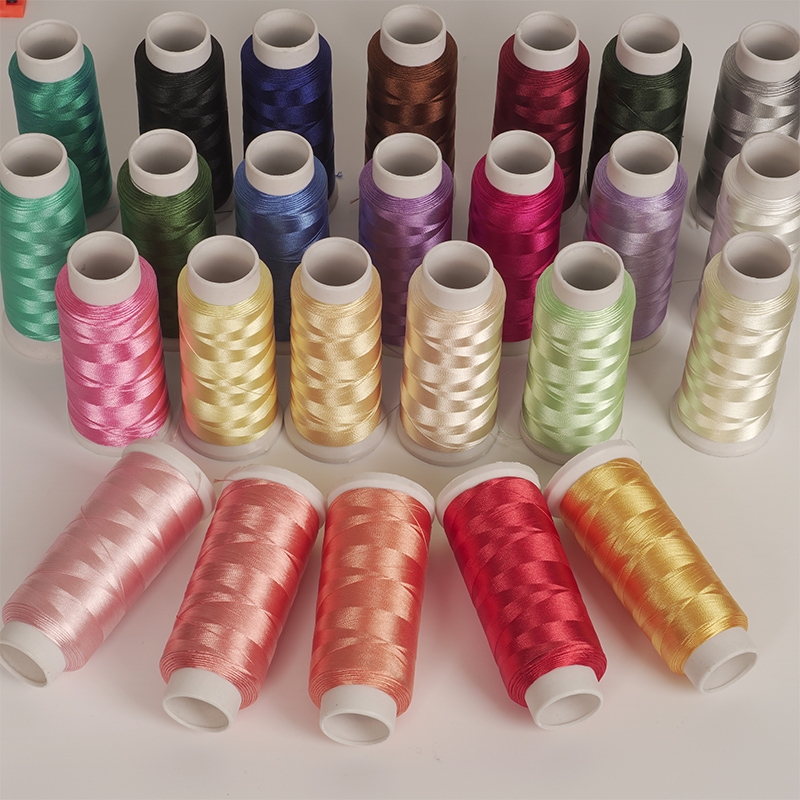 Ice silk embroidery thread tassel thread Computer machine embroidery thread mercerized thread High brightness embroidery thread 38