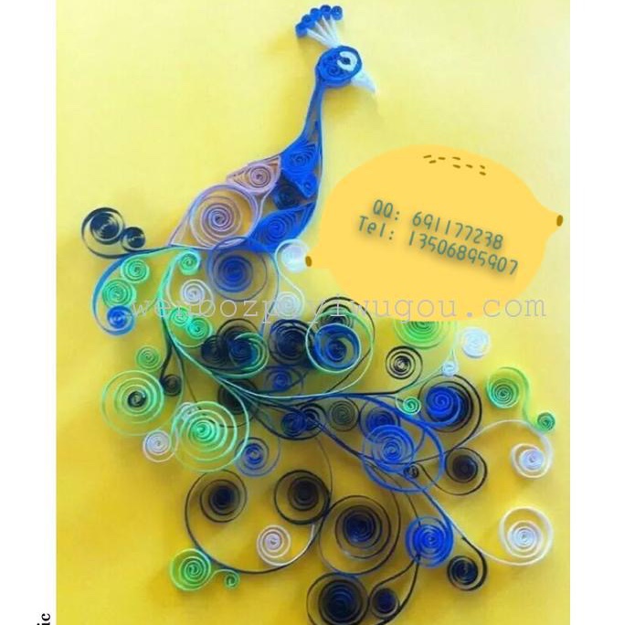 文博纸品 厂家直销 手工衍纸 衍纸立体画  衍纸装饰画艺术纸136