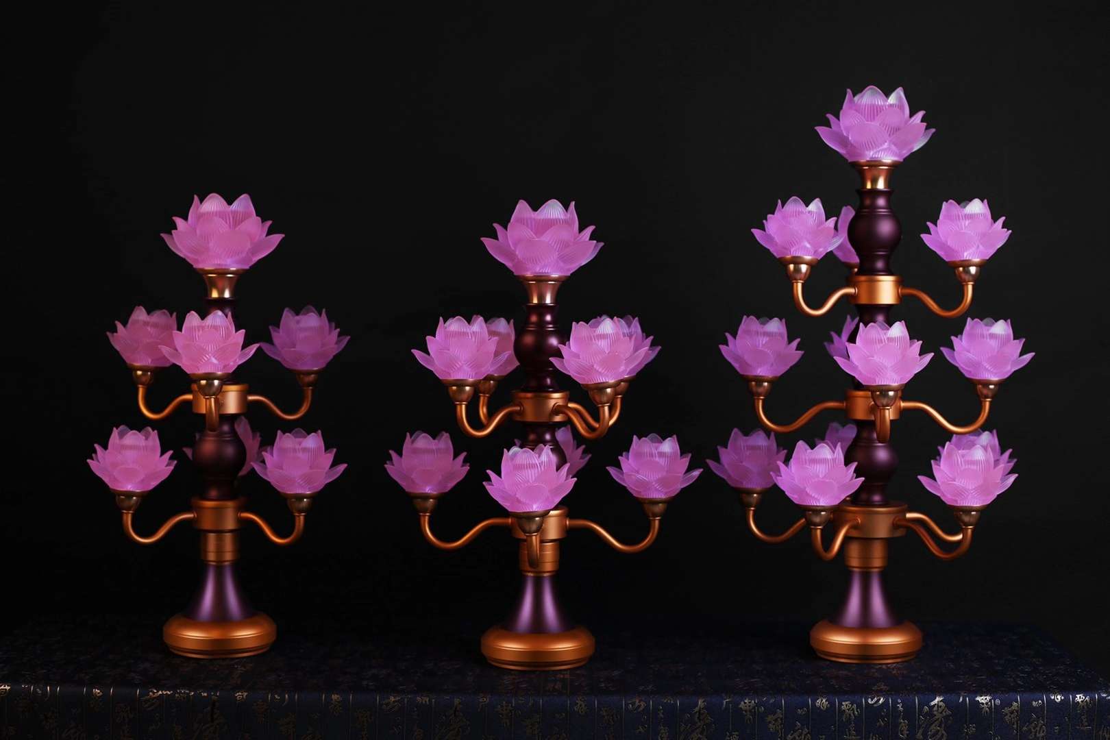 Thirteenth Grade Open Flower Lantern, Tonggong Lantern, Yiwu City, Zhejiang Province, Deyuan Craft Lotus Lantern details Picture