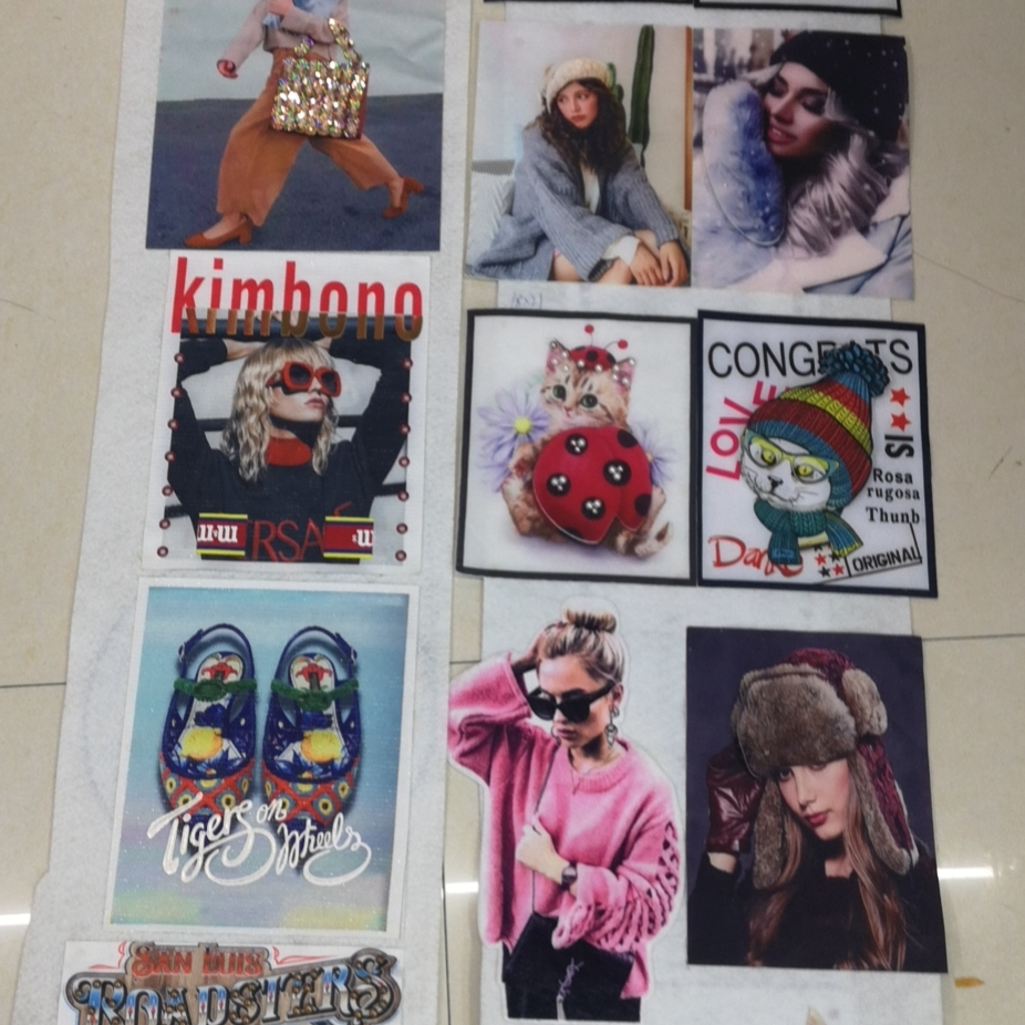 数码印花加植毛