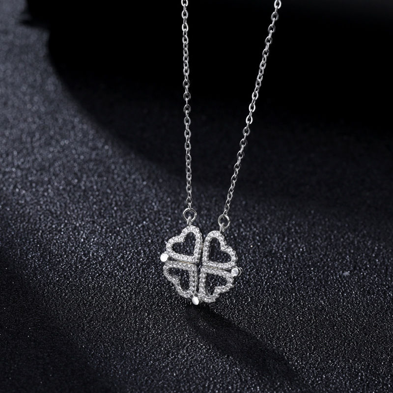 82powde Light luxury jewelry PR multi-treasure box a multi-wear full of small love necklace Dai Angel rroom