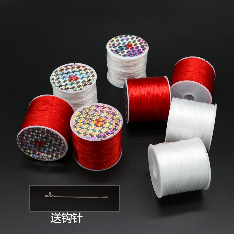 进口水晶弹力线手串绳穿珠子弹力线串珠线佛珠手链线弹力绳松紧线81