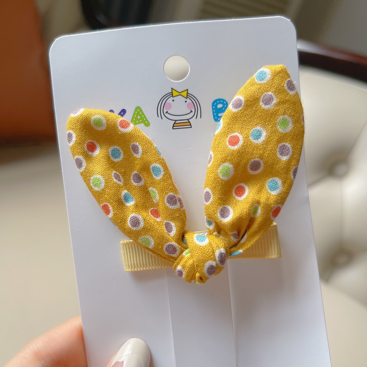 Ideas Yellow Ears Kids Accessories Everything Creative Trend Hair accessories Cute Princess Gentle accessories bow Tie Diamond 151