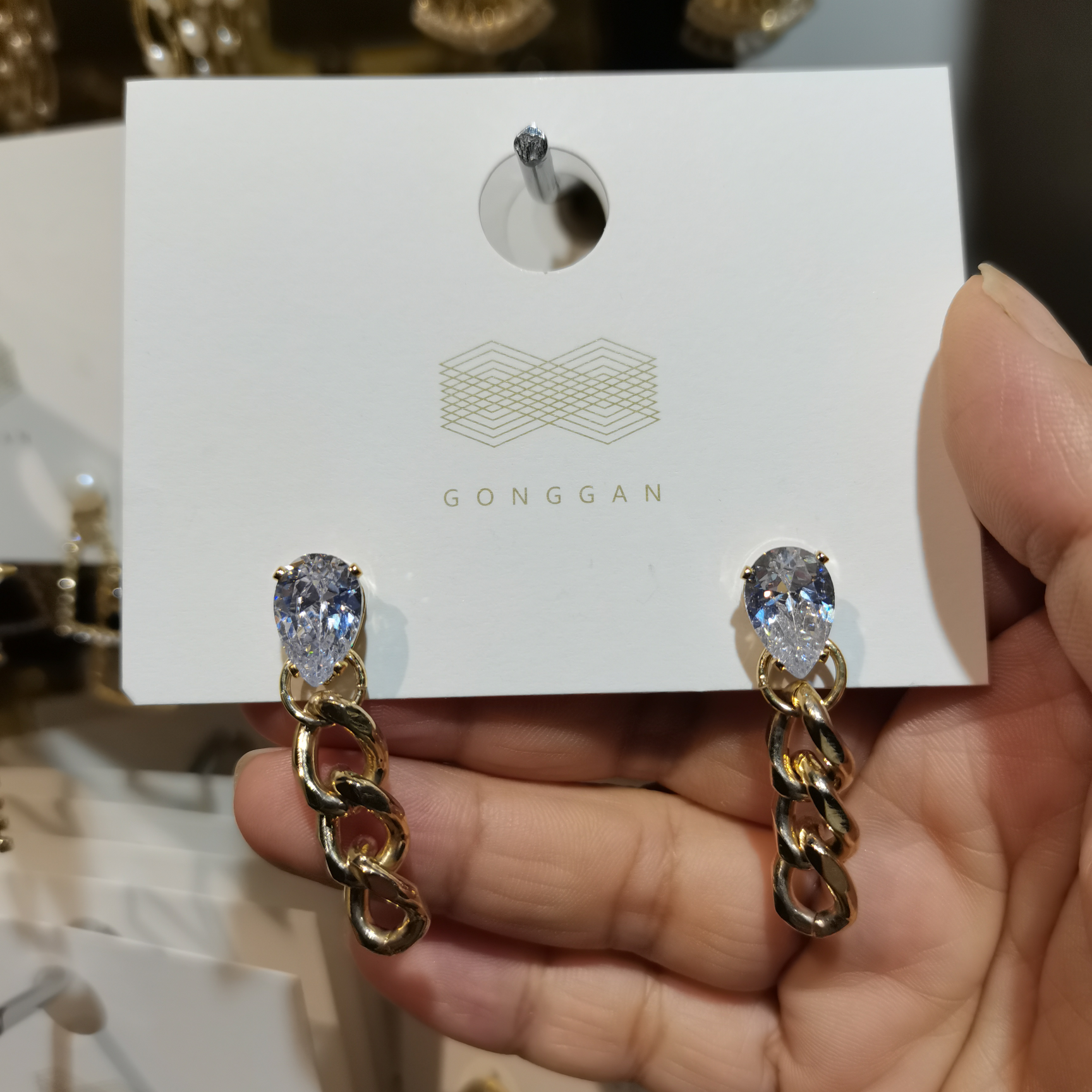 饰品/耳环/耳饰/米珠耳环/耳夹产品图