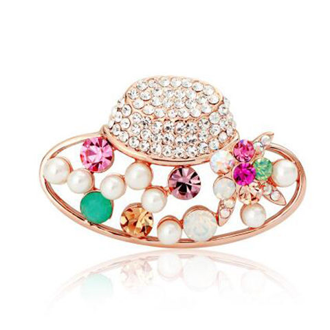 Stylish imitation pearl hat corsage style everything coat pin classic sweater accessories
