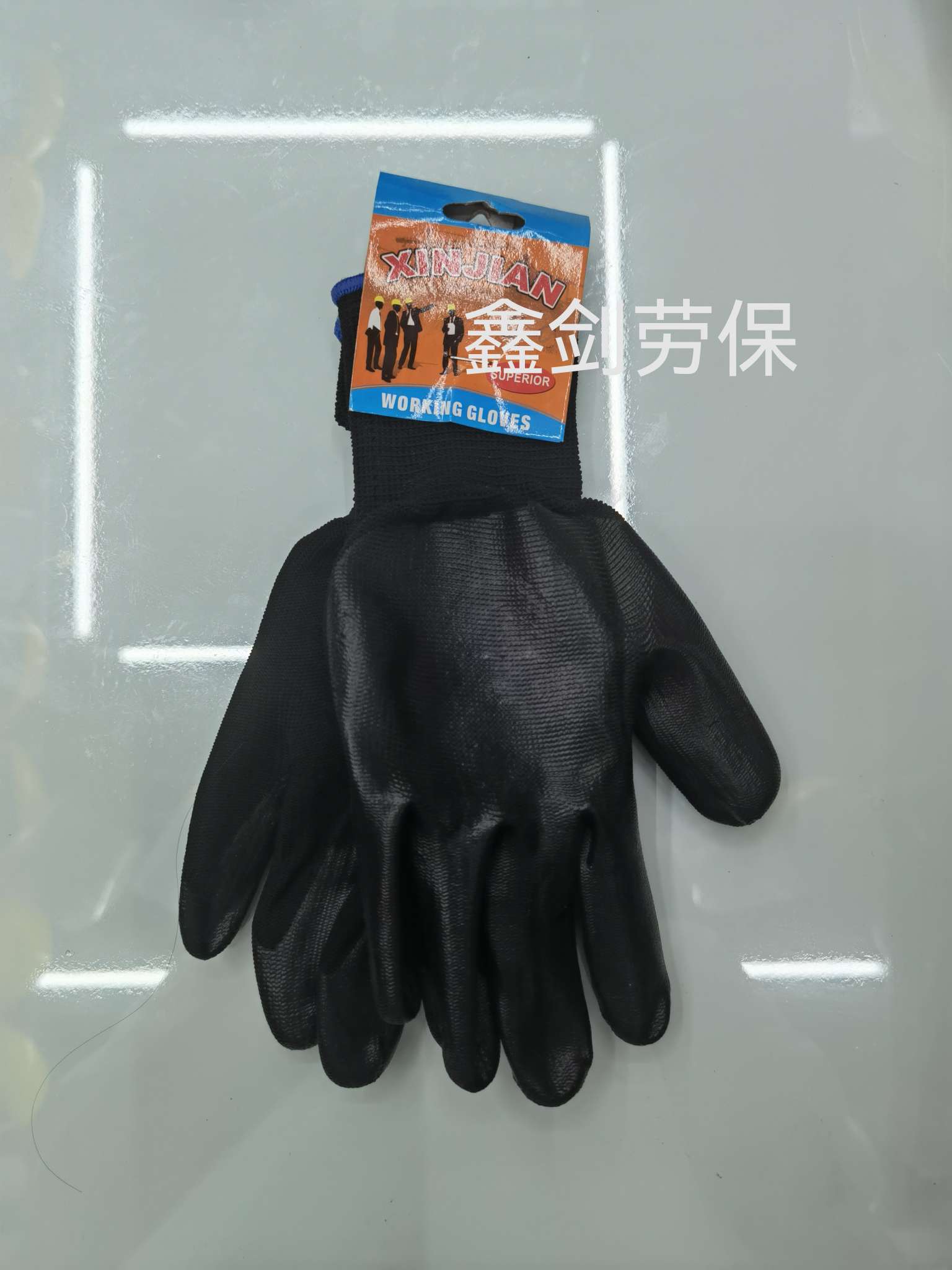 黑纱黑丁腈 耐油 防滑 防护手套产品图