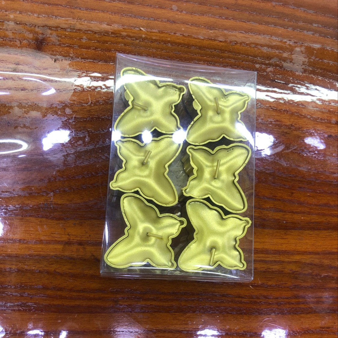 蝴蝶金属漆蜡烛
