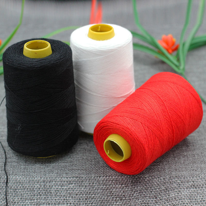 手工缝衣被子线黑白红棉被缝纫线家用手工线彩色粗线手缝针线批发细节图