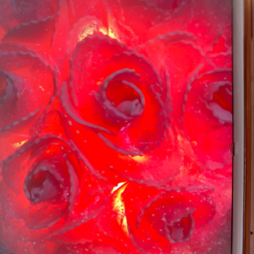 Aroma lamp 116 Rose decorative handicrafts, Home bedside lamp, decorative item, wedding table lamp, lover's gift 1 details Picture