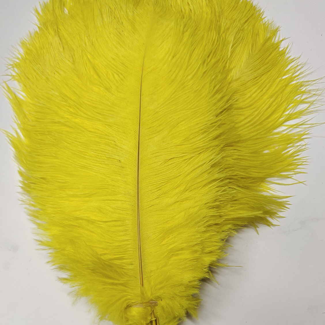 Ostrich feathers 50-55 cm yellow