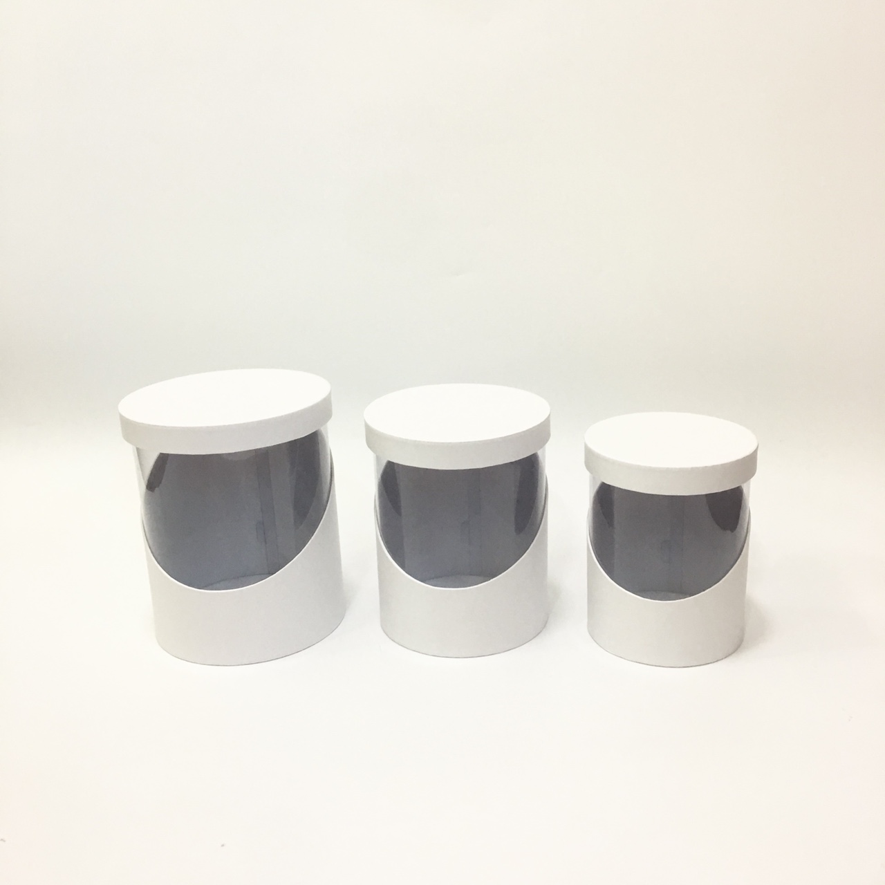 时尚心形套三高档墙纸大红色喜庆简约礼品盒图