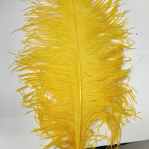 Ostrich feathers 55-60 cm golden yellow