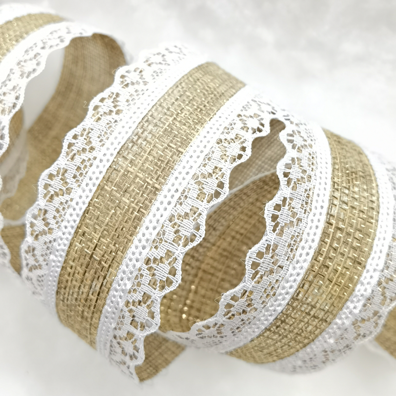 Gold thread hemp lace, DIY making, Christmas, toys, clothing, craft, festival, jewelry, stationery, cards, packaging, all kinds of factory products can be equipped with gh