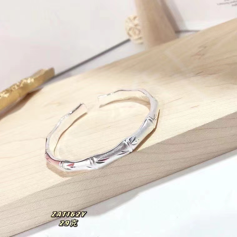 纯银竹节手镯102