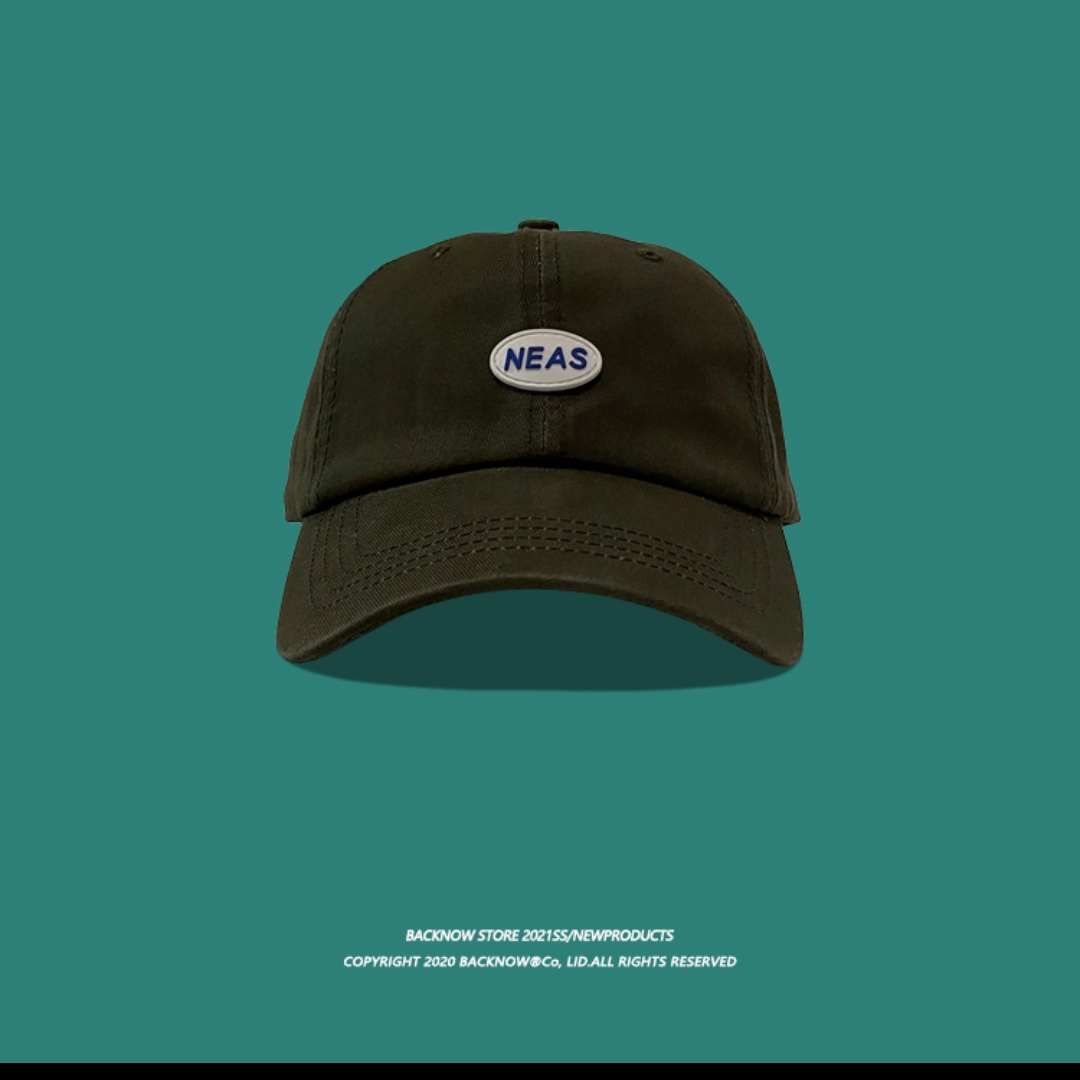 BACKNOW潮牌春夏新款男女棒球帽休闲简约chic鸭舌帽百搭遮阳帽子21