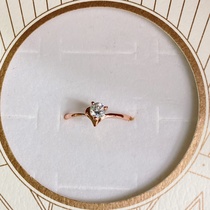 Electroplated rose gold preservation 6⃣️ Bali open zircon popular all-match ladies ring No. 24