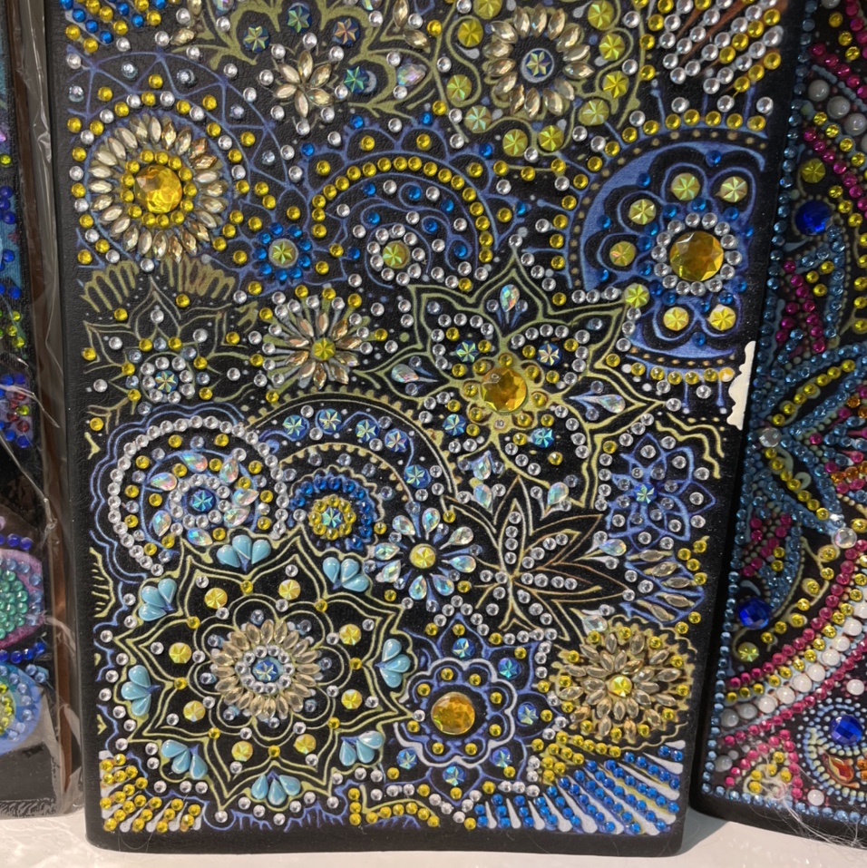 Flower Gemstone Notebook full figure