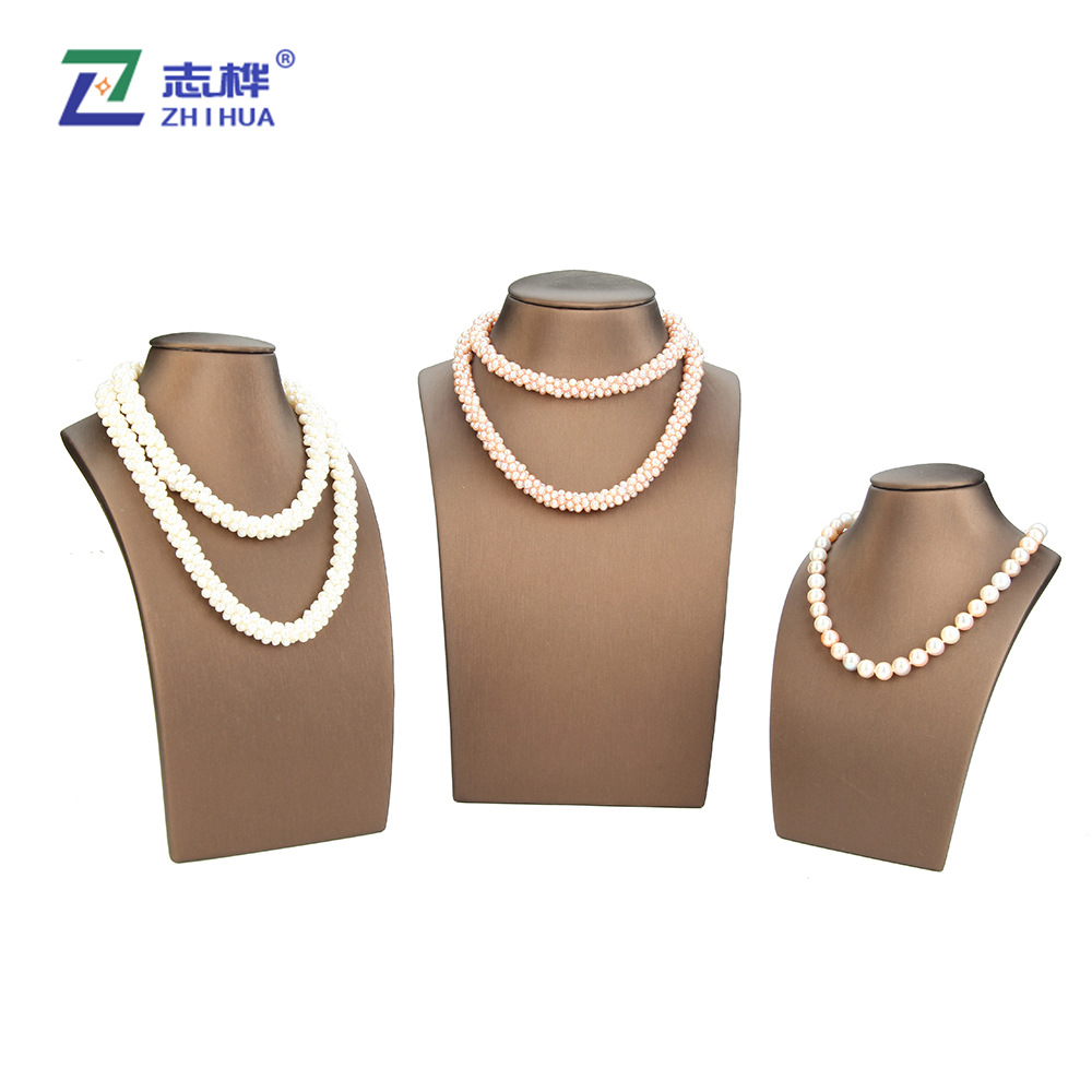 Korean fashion portrait seat neck jewelry rack necklace display rack jewelry display props