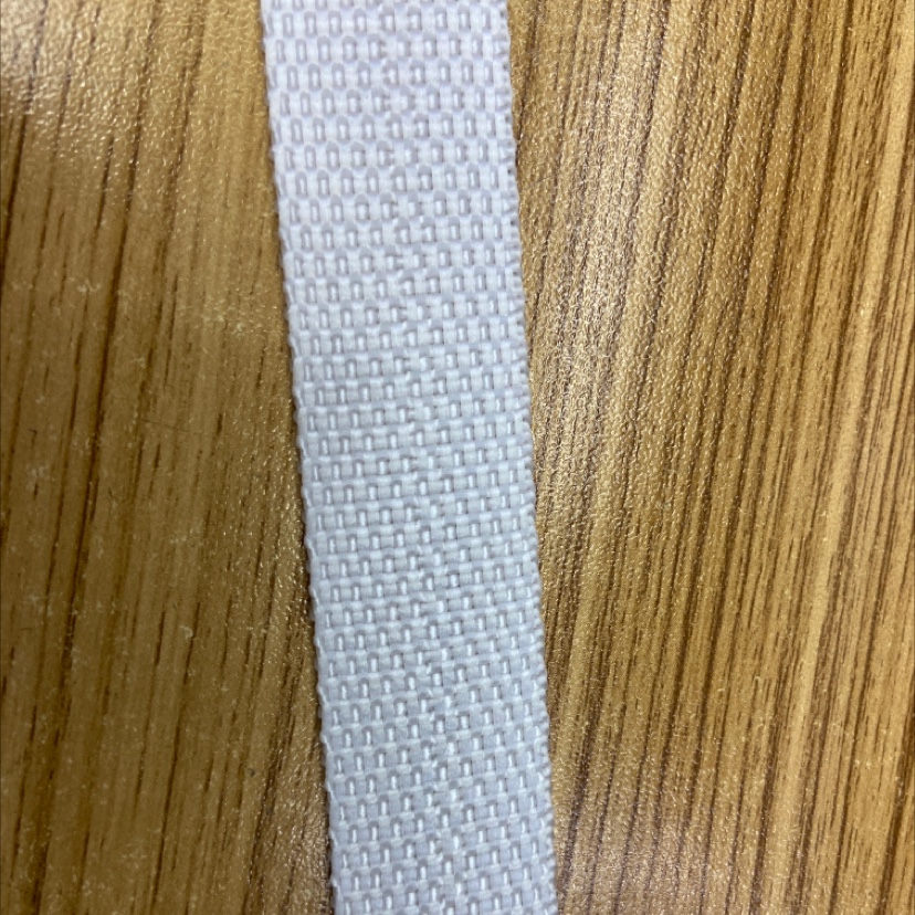 2 cm polypropylene white plain ribbon 47#